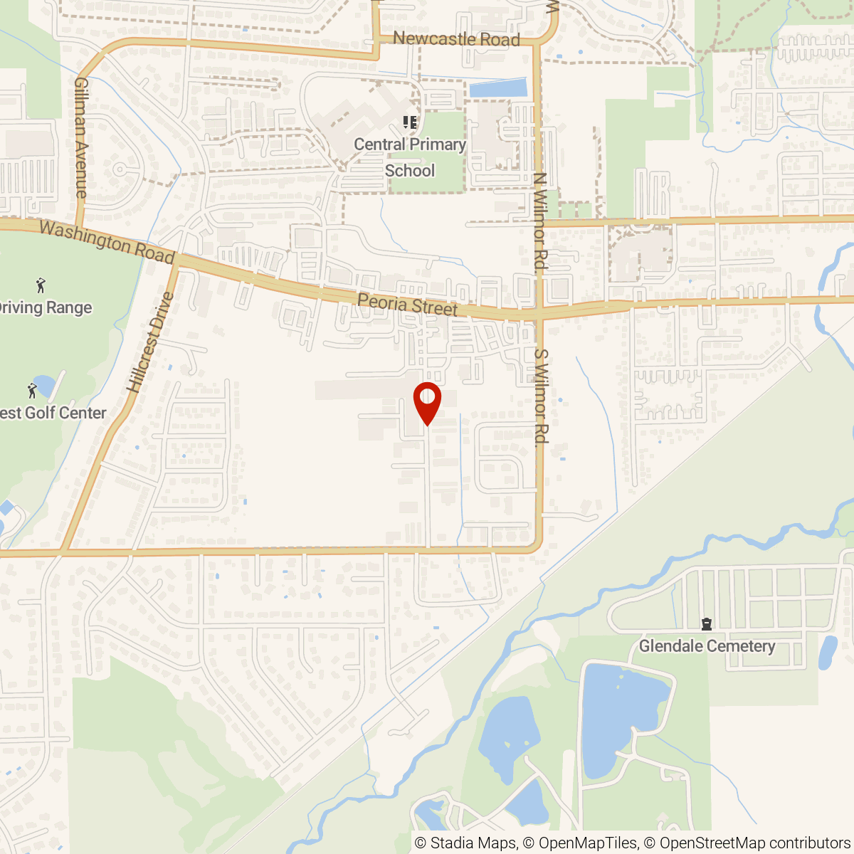 Map of Muller Road Storage
